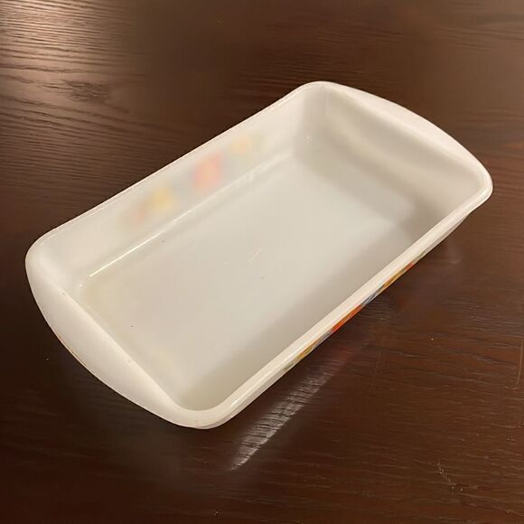 ✨HOST PICK ✨Vintage Glasbake Floral Motif 12” long 7” wide 2” tall casserole - Picture 5 of 5